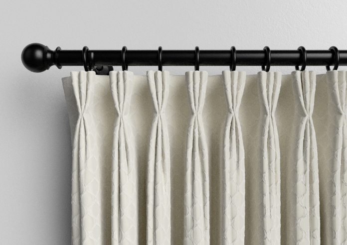 Galactica, Bone White - Made to Measure Curtains - Image 11